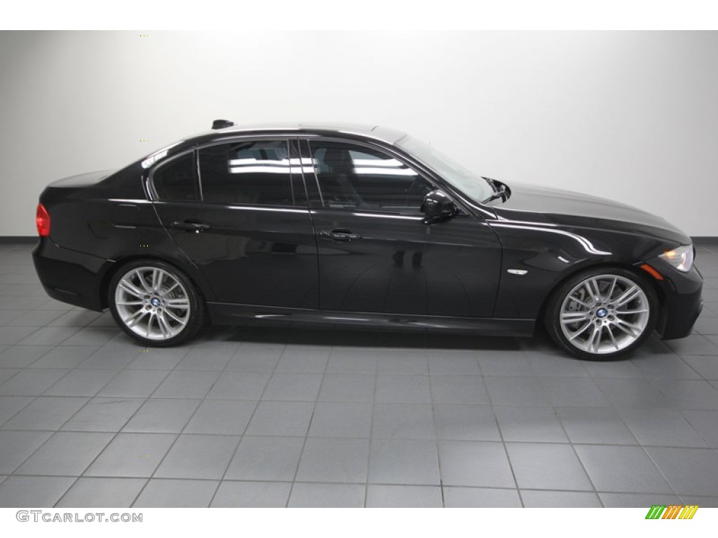 2010 3 Series 335i Sedan - Black Sapphire Metallic / Black photo #8