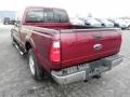  2008 F250 Super Duty Lariat Crew Cab Dark Toreador Red