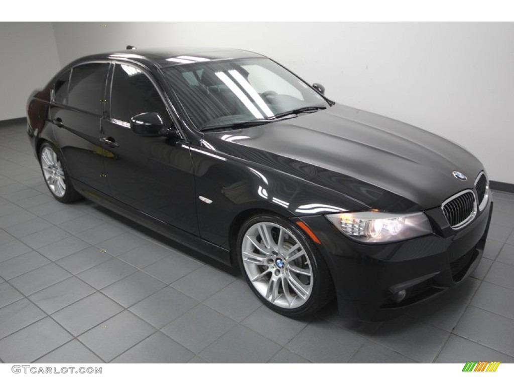 2010 3 Series 335i Sedan - Black Sapphire Metallic / Black photo #9