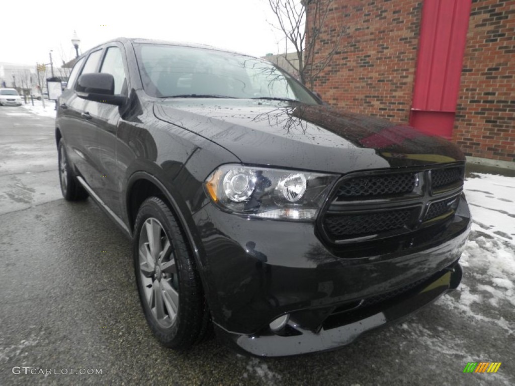 2013 Durango R/T AWD - Brilliant Black Crystal Pearl / Black photo #1