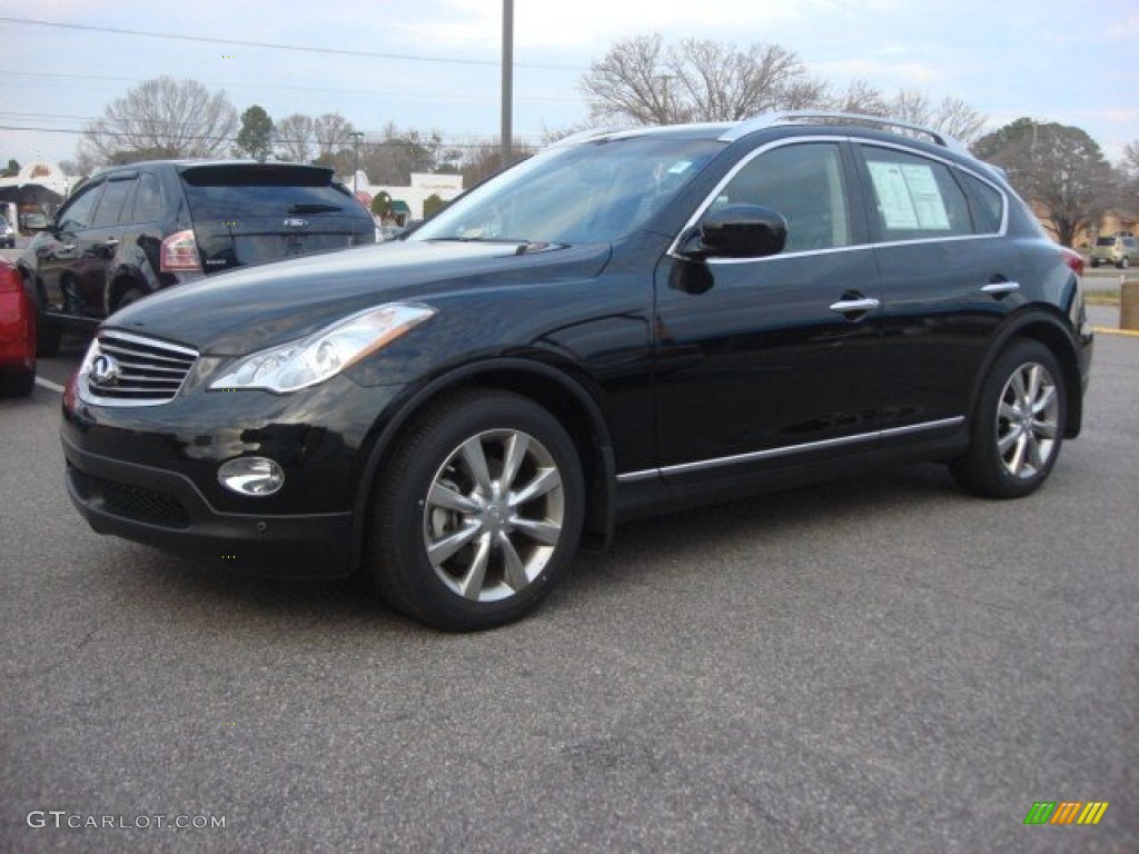 Black Obsidian 2011 Infiniti EX 35 AWD Exterior Photo #75228476