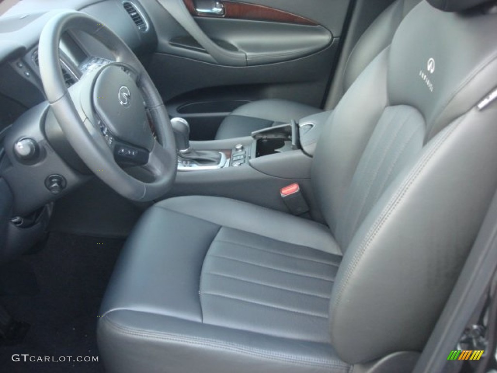 Graphite Interior 2011 Infiniti EX 35 AWD Photo #75228531