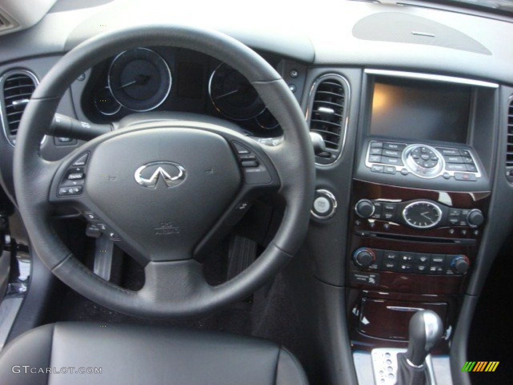 2011 Infiniti EX 35 AWD Graphite Dashboard Photo #75228564
