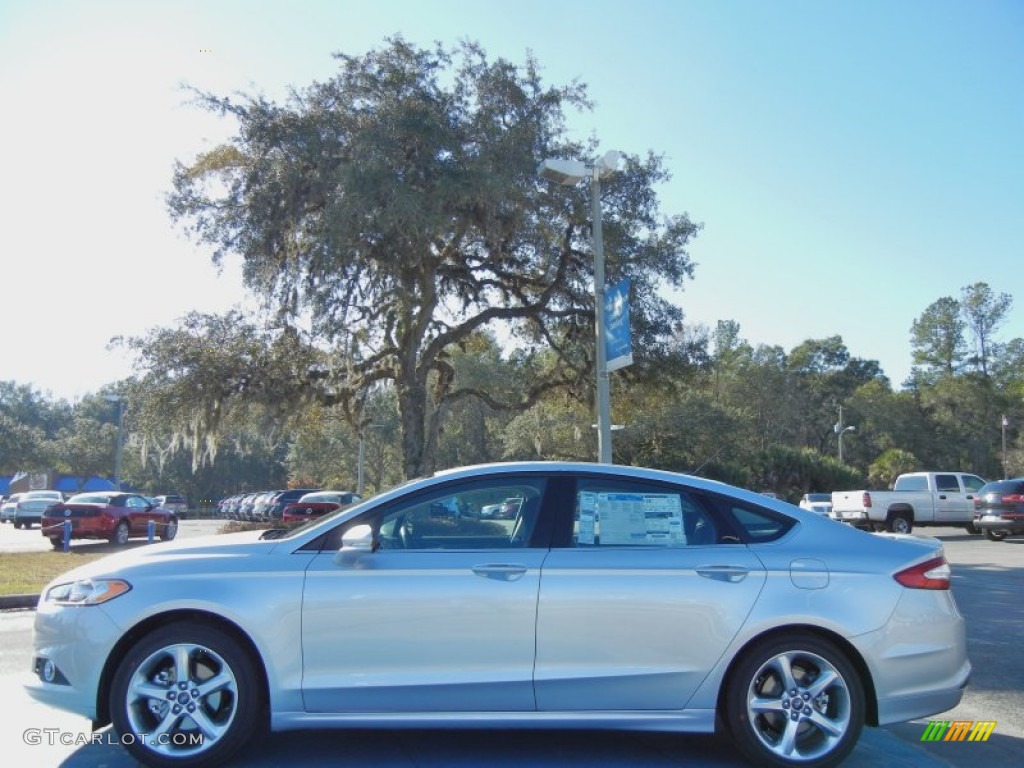 2013 Fusion SE 1.6 EcoBoost - Ingot Silver Metallic / Charcoal Black photo #2