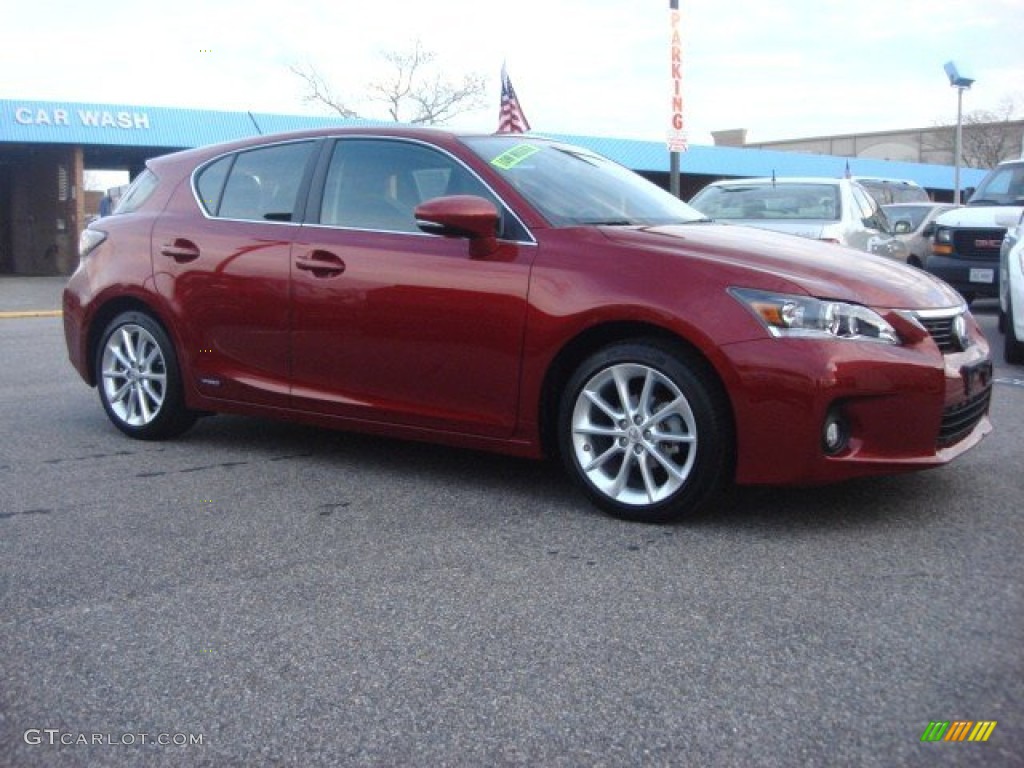 Matador Red Mica 2012 Lexus CT 200h Hybrid Premium Exterior Photo #75229227