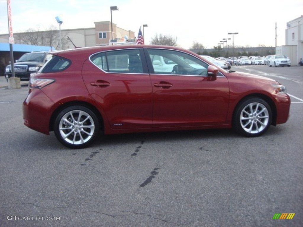 Matador Red Mica 2012 Lexus CT 200h Hybrid Premium Exterior Photo #75229245