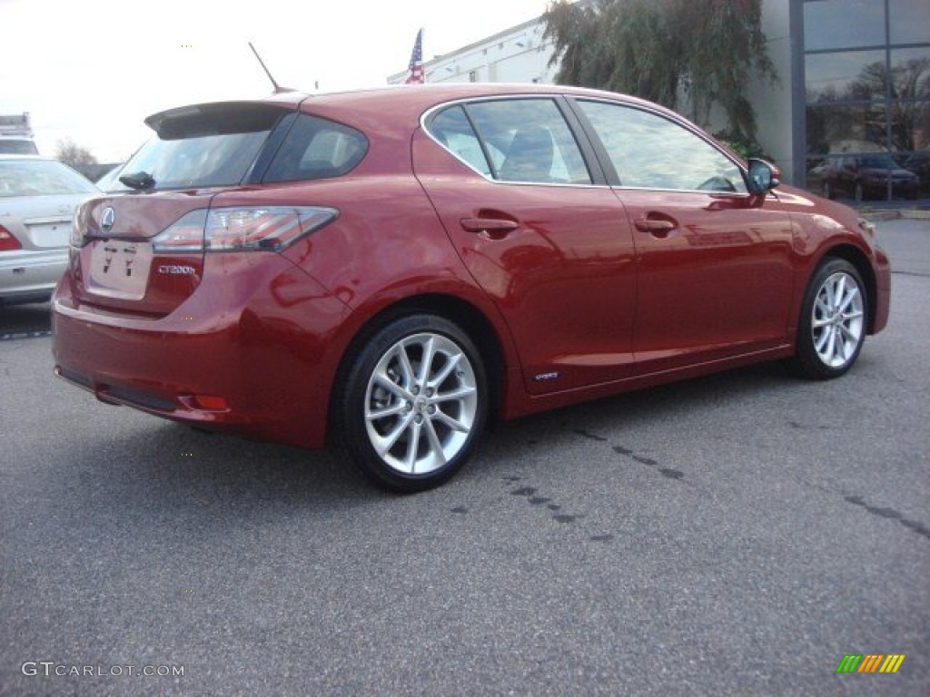 Matador Red Mica 2012 Lexus CT 200h Hybrid Premium Exterior Photo #75229267