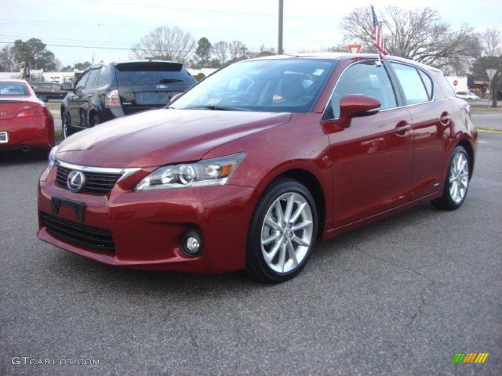 Matador Red Mica 2012 Lexus CT 200h Hybrid Premium Exterior Photo #75229326