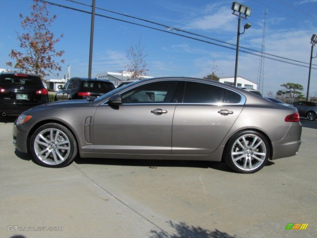 Vapour Grey Metallic 2010 Jaguar XF Premium Sport Sedan Exterior Photo #75229692