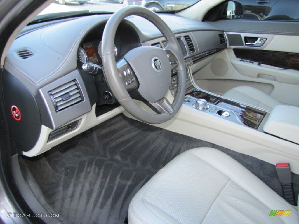 Ivory Interior 2010 Jaguar XF Premium Sport Sedan Photo #75229788