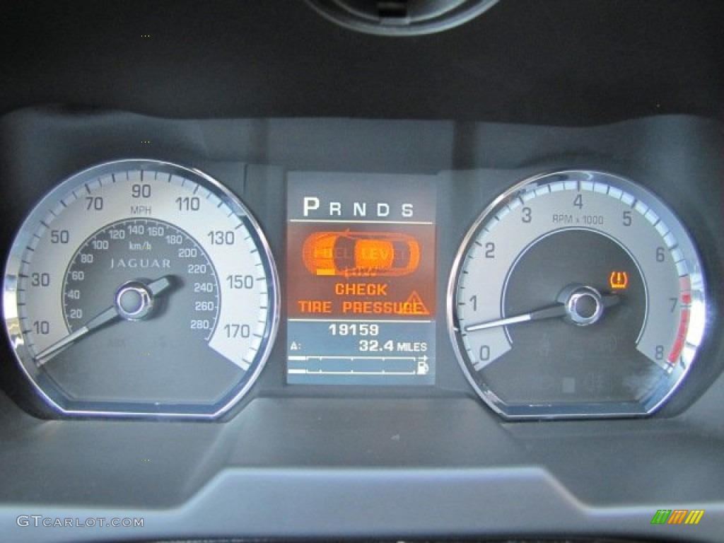 2010 Jaguar XF Premium Sport Sedan Gauges Photo #75229908