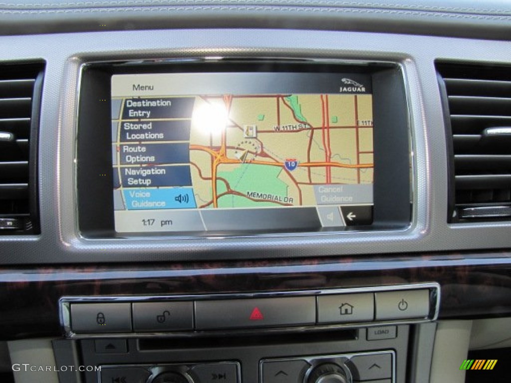 2010 Jaguar XF Premium Sport Sedan Navigation Photo #75229959