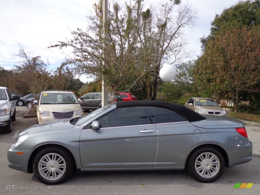 2009 Sebring Touring Convertible - Steel Silver Metallic / Dark Slate Gray photo #2