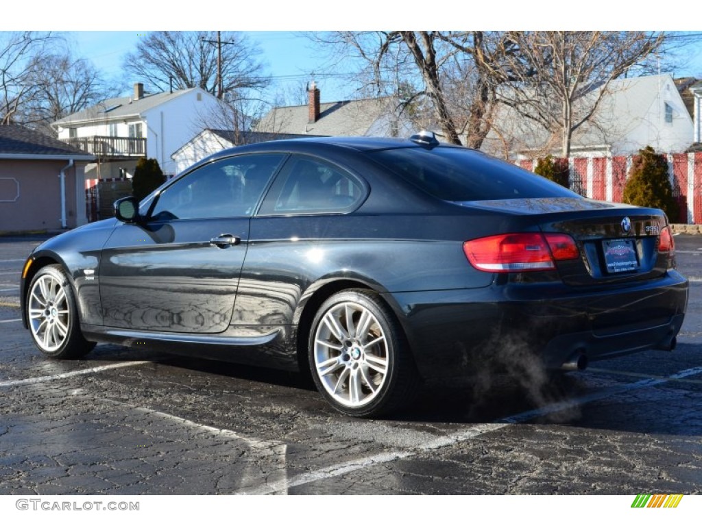 2010 3 Series 335i xDrive Coupe - Jet Black / Gray Dakota Leather photo #5