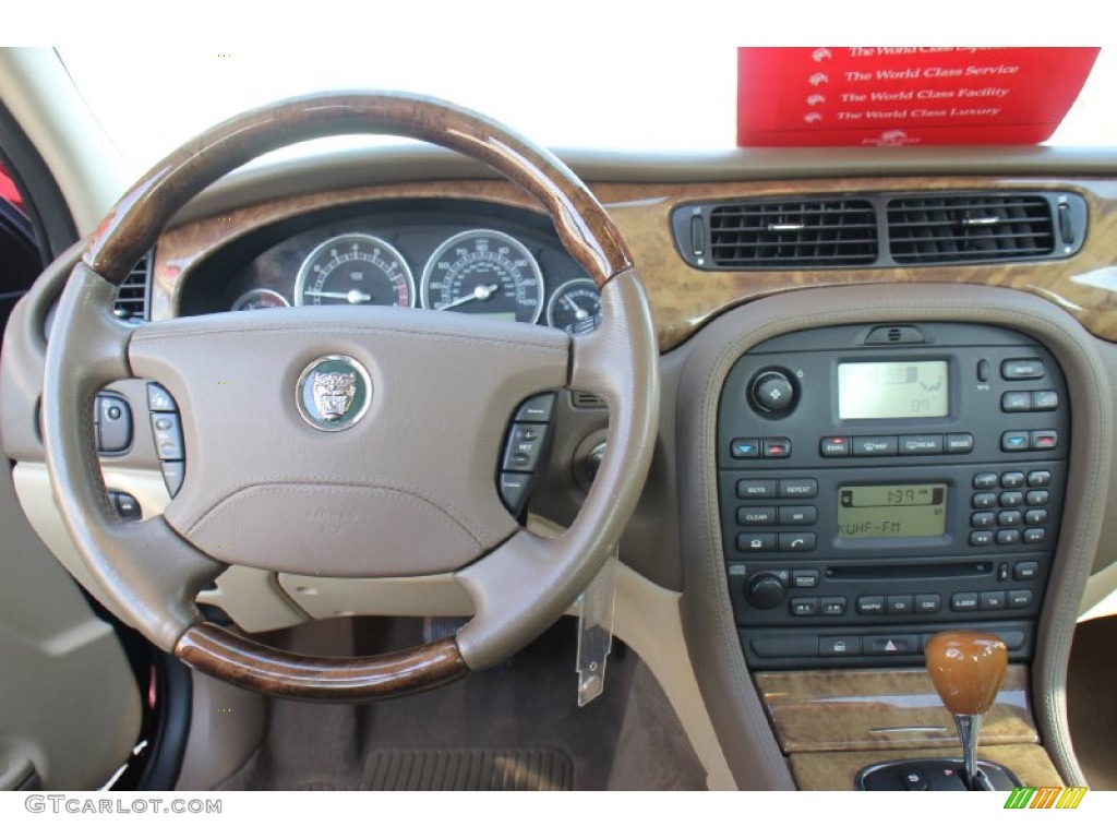 2005 S-Type 3.0 - Radiance Red Metallic / Champagne photo #17