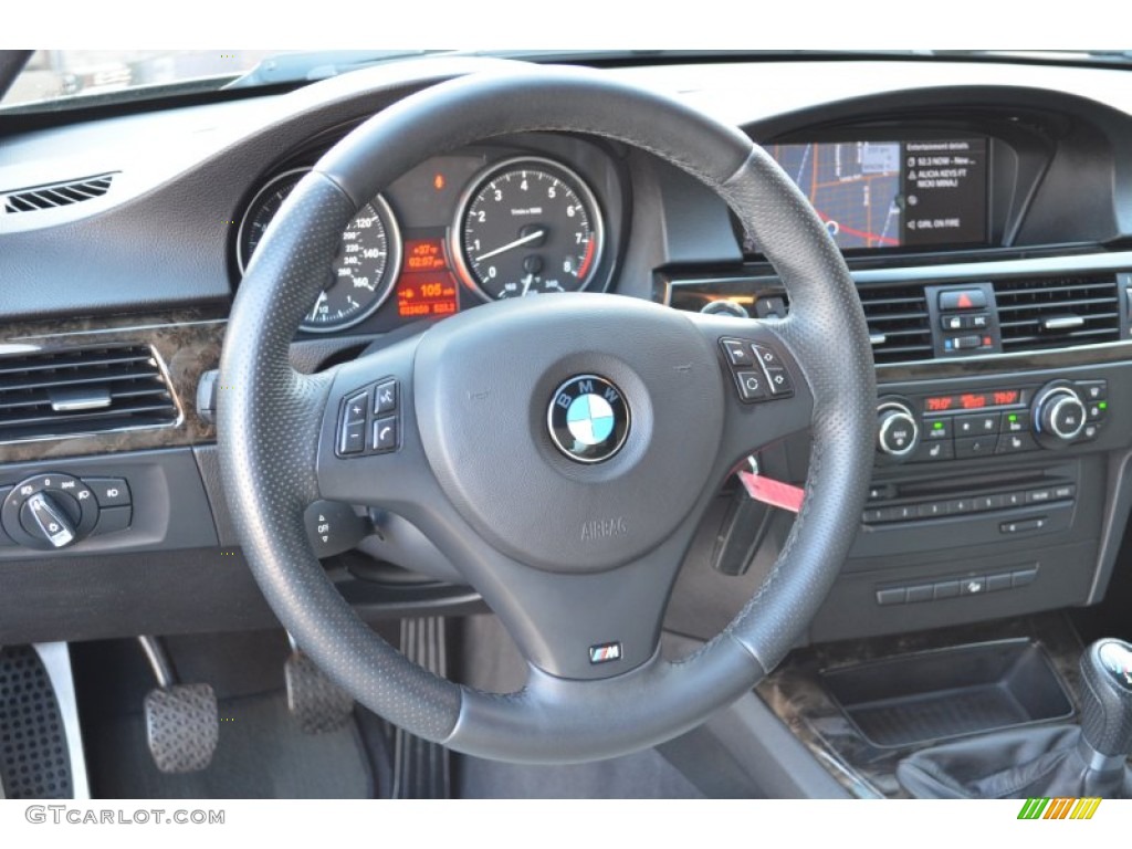 2010 3 Series 335i xDrive Coupe - Jet Black / Gray Dakota Leather photo #11