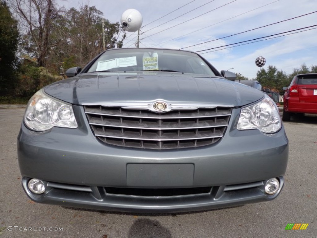 2009 Sebring Touring Convertible - Steel Silver Metallic / Dark Slate Gray photo #13