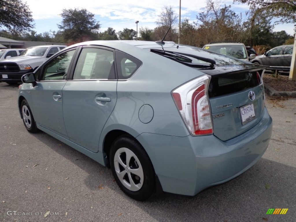 2012 Prius 3rd Gen Two Hybrid - Sea Glass Pearl / Misty Gray photo #3