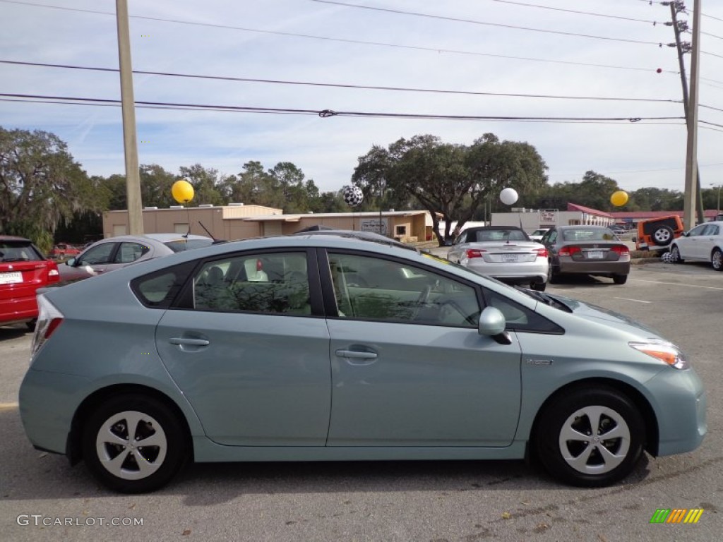 2012 Prius 3rd Gen Two Hybrid - Sea Glass Pearl / Misty Gray photo #9