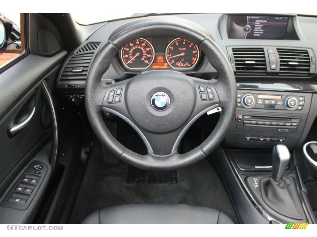 2009 1 Series 128i Convertible - Space Grey Metallic / Black photo #36