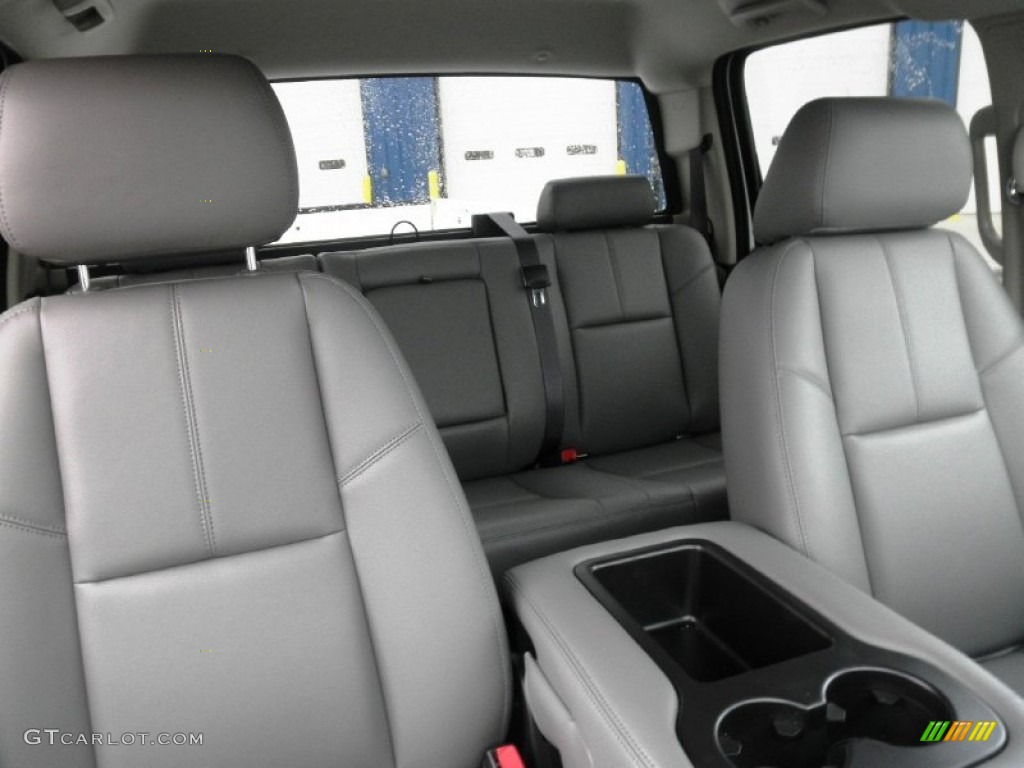 Dark Titanium Interior 2013 GMC Sierra 2500HD Crew Cab 4x4 Photo #75231775