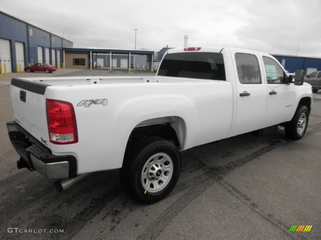 Summit White 2013 GMC Sierra 2500HD Crew Cab 4x4 Exterior Photo #75231809