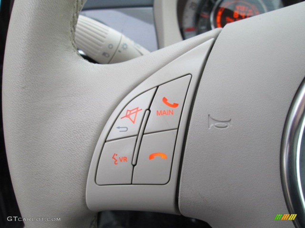 2012 Fiat 500 Pop Controls Photo #75231885