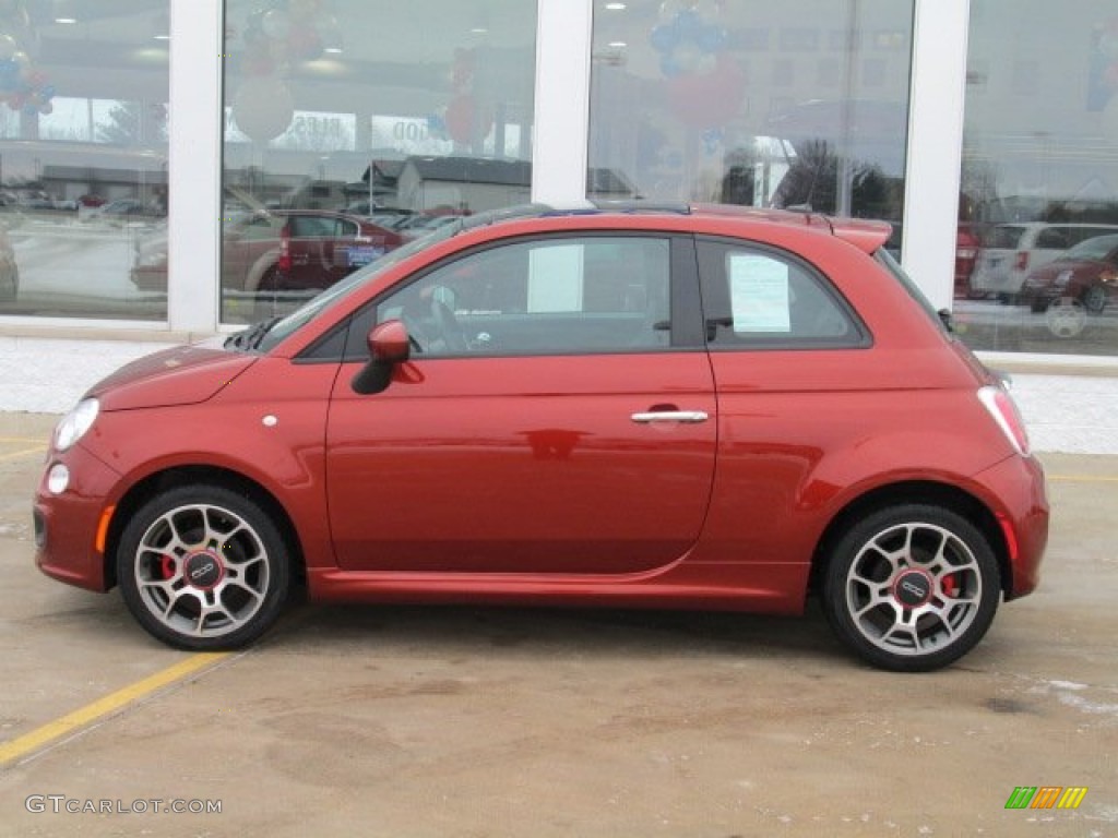 Rame (Copper Orange) 2012 Fiat 500 Sport Exterior Photo #75232596