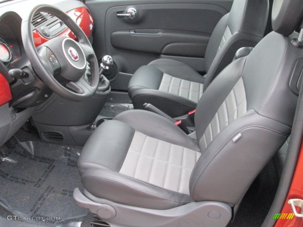 2012 Fiat 500 Sport Front Seat Photo #75232690