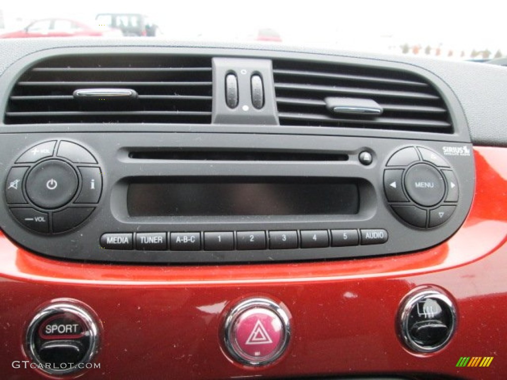 2012 Fiat 500 Sport Audio System Photo #75232773