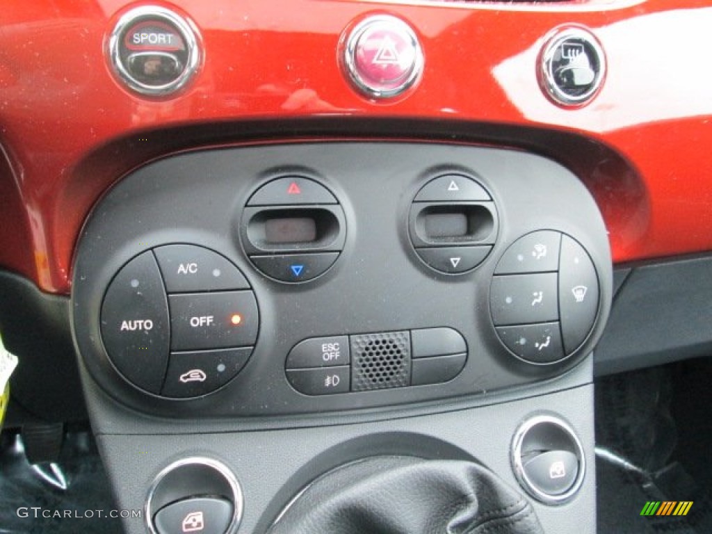 2012 Fiat 500 Sport Controls Photo #75232785