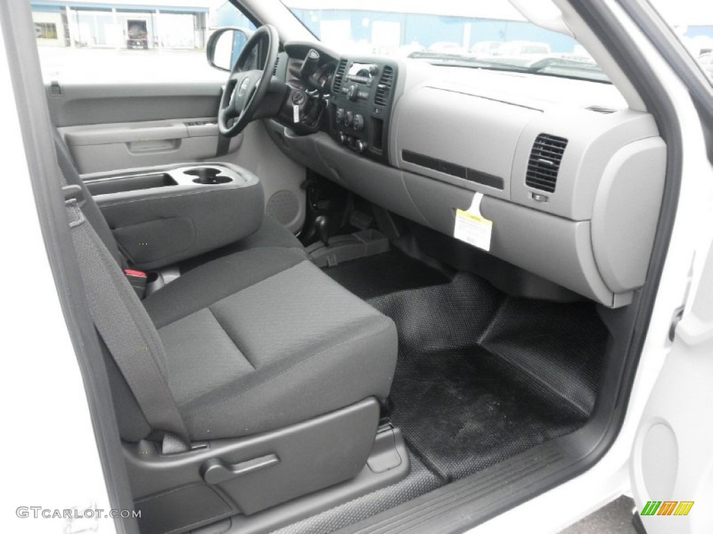 Dark Titanium Interior 2013 GMC Sierra 2500HD Crew Cab 4x4 Photo #75232799