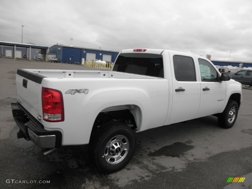 Summit White 2013 GMC Sierra 2500HD Crew Cab 4x4 Exterior Photo #75232824