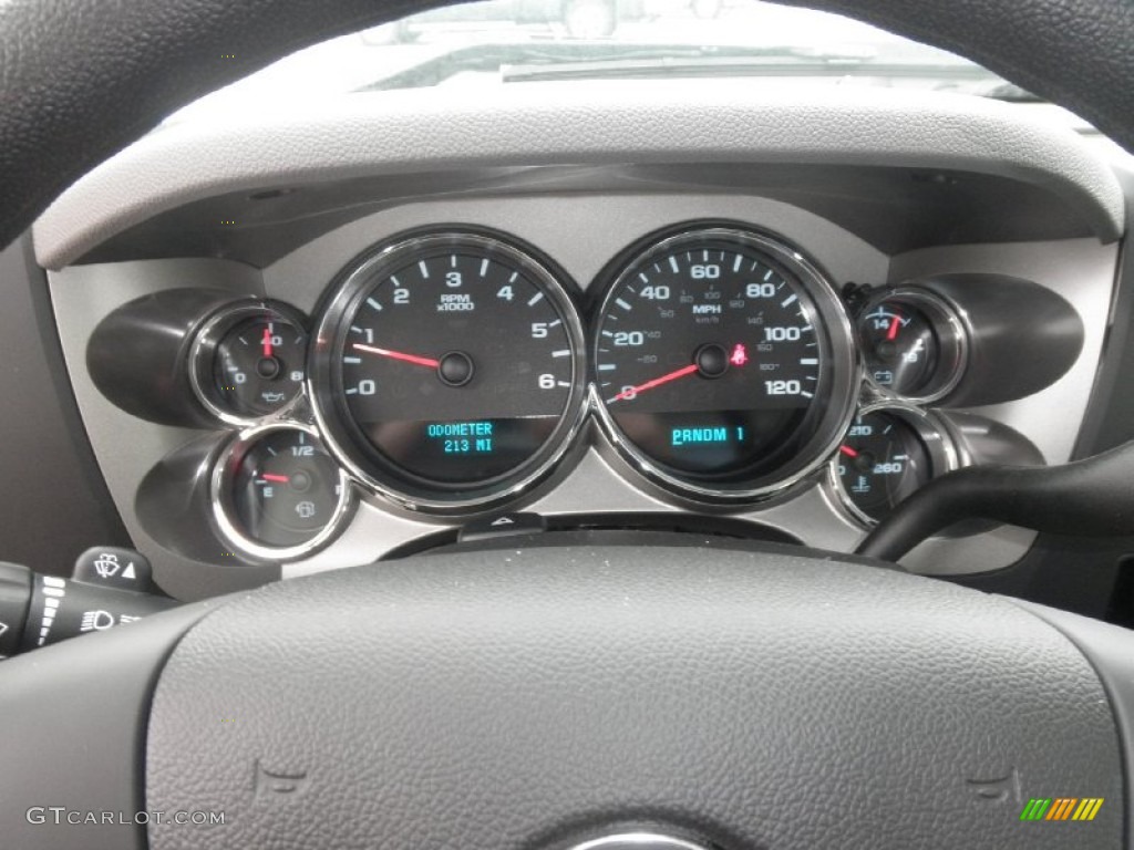 2013 GMC Sierra 2500HD Regular Cab 4x4 Gauges Photo #75232965