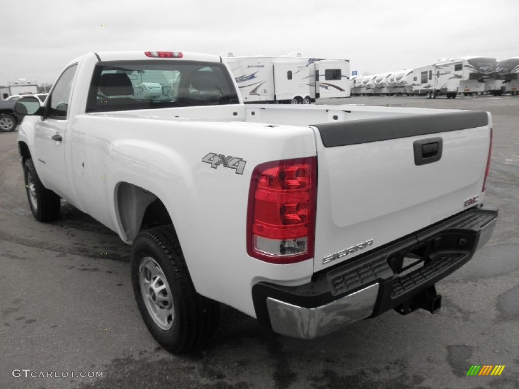Summit White 2013 GMC Sierra 2500HD Regular Cab 4x4 Exterior Photo #75233006