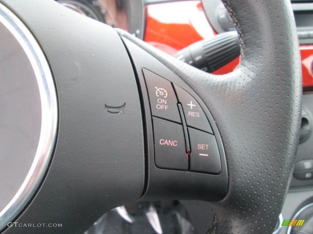 2012 Fiat 500 Sport Controls Photo #75233052