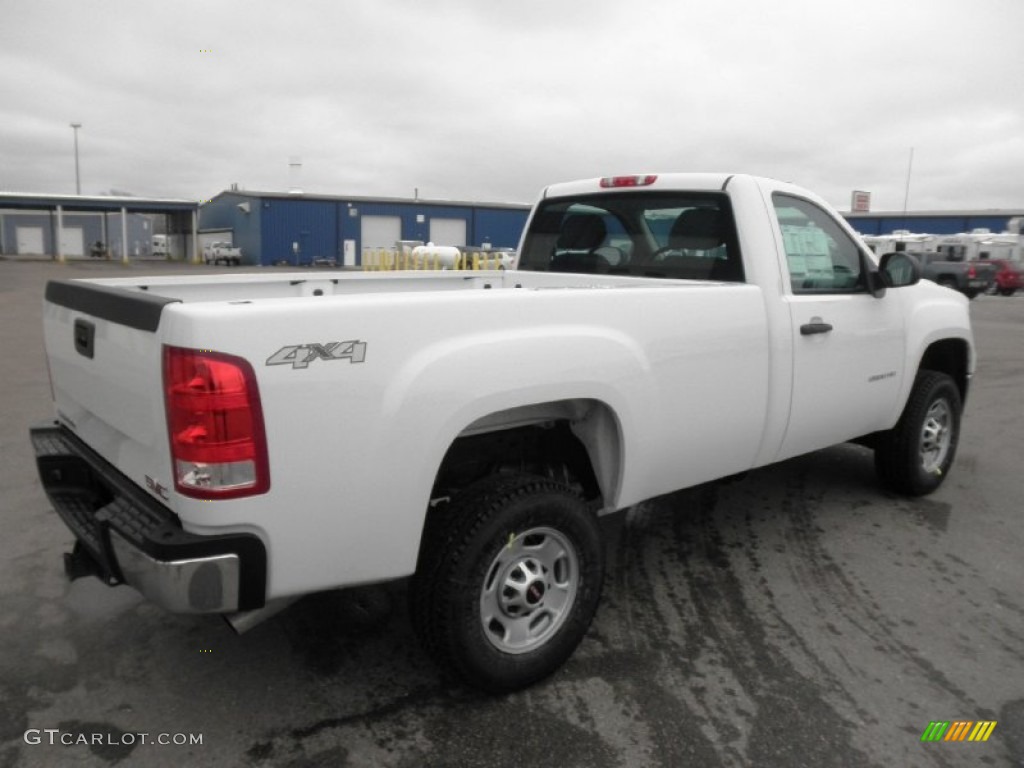 Summit White 2013 GMC Sierra 2500HD Regular Cab 4x4 Exterior Photo #75233073
