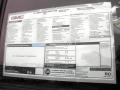 2013 GMC Sierra 2500HD SLE Extended Cab 4x4 Window Sticker