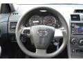 Dark Charcoal 2013 Toyota Corolla S Steering Wheel