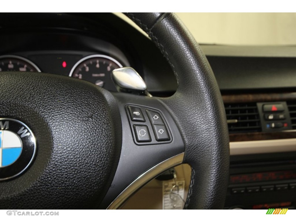 2010 3 Series 335i Coupe - Jet Black / Cream Beige photo #24