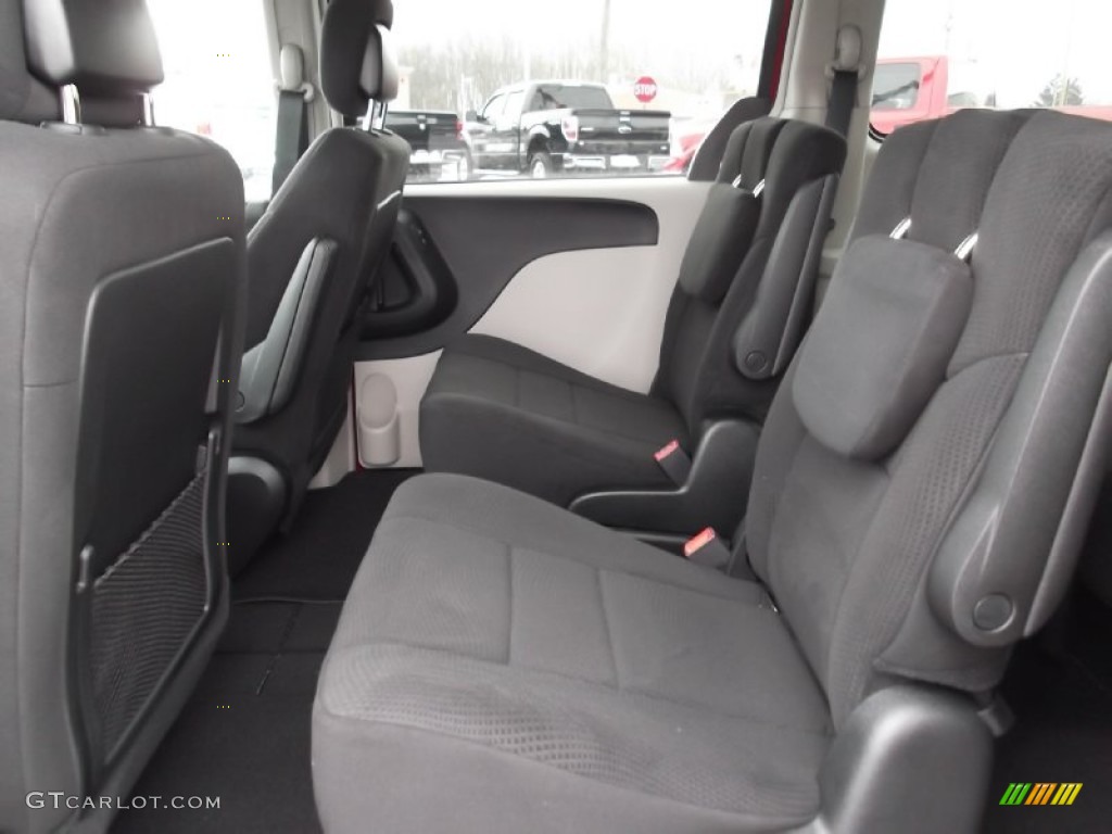 Black/Light Graystone Interior 2013 Chrysler Town & Country Touring Photo #75235116
