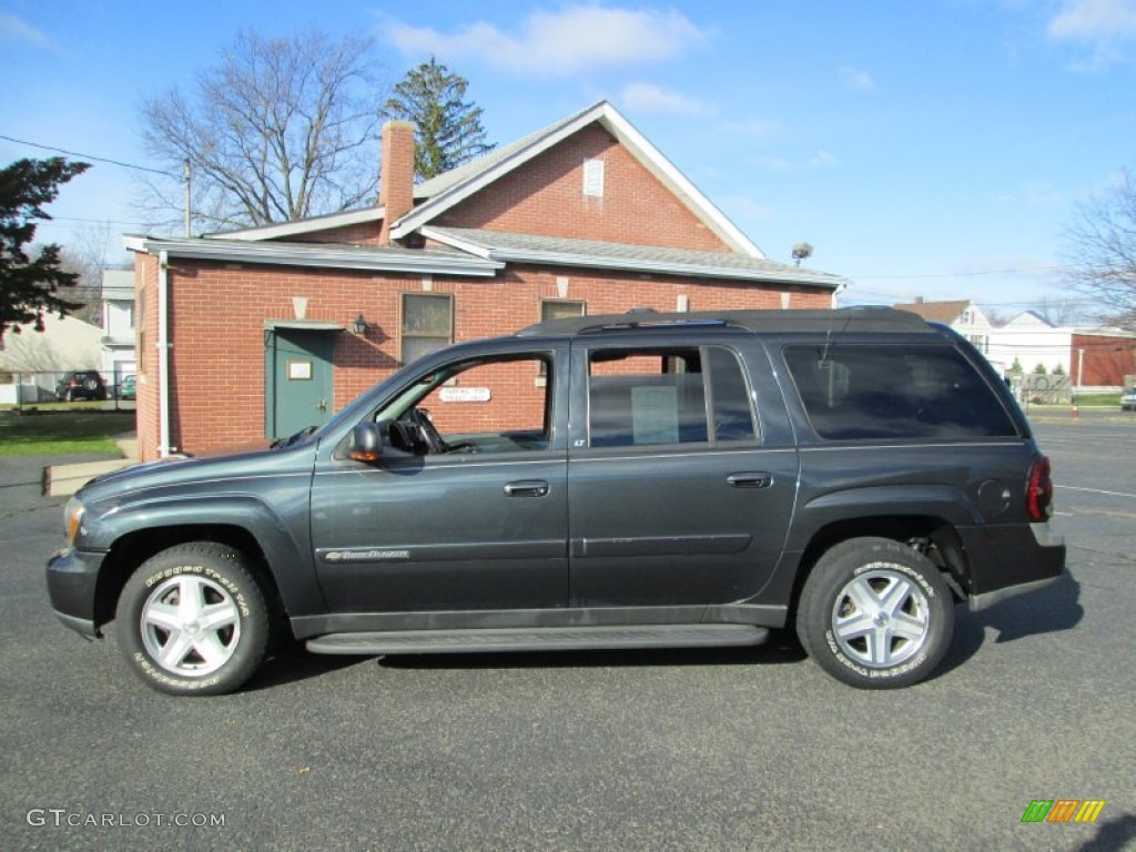 2003 TrailBlazer EXT LT 4x4 - Dark Gray Metallic / Medium Pewter photo #3