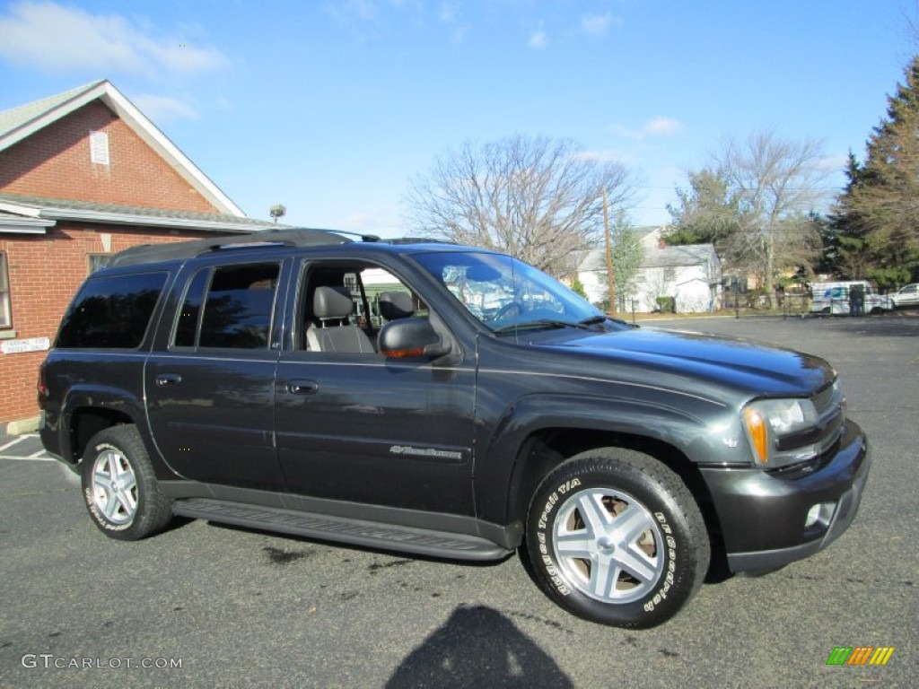 2003 TrailBlazer EXT LT 4x4 - Dark Gray Metallic / Medium Pewter photo #10