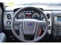 Steel Gray Steering Wheel Photo for 2013 Ford F150 #75236838