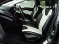 Arctic White Leather 2012 Ford Focus SEL 5-Door Interior Color