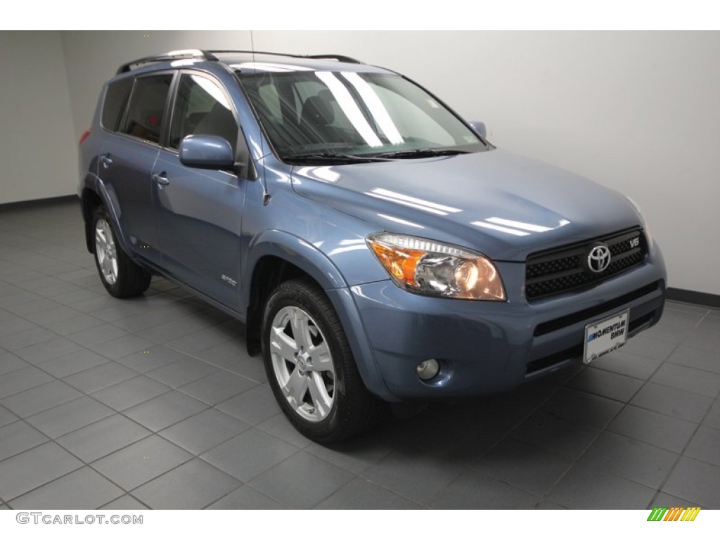 2007 RAV4 Sport - Pacific Blue Metallic / Dark Charcoal photo #1