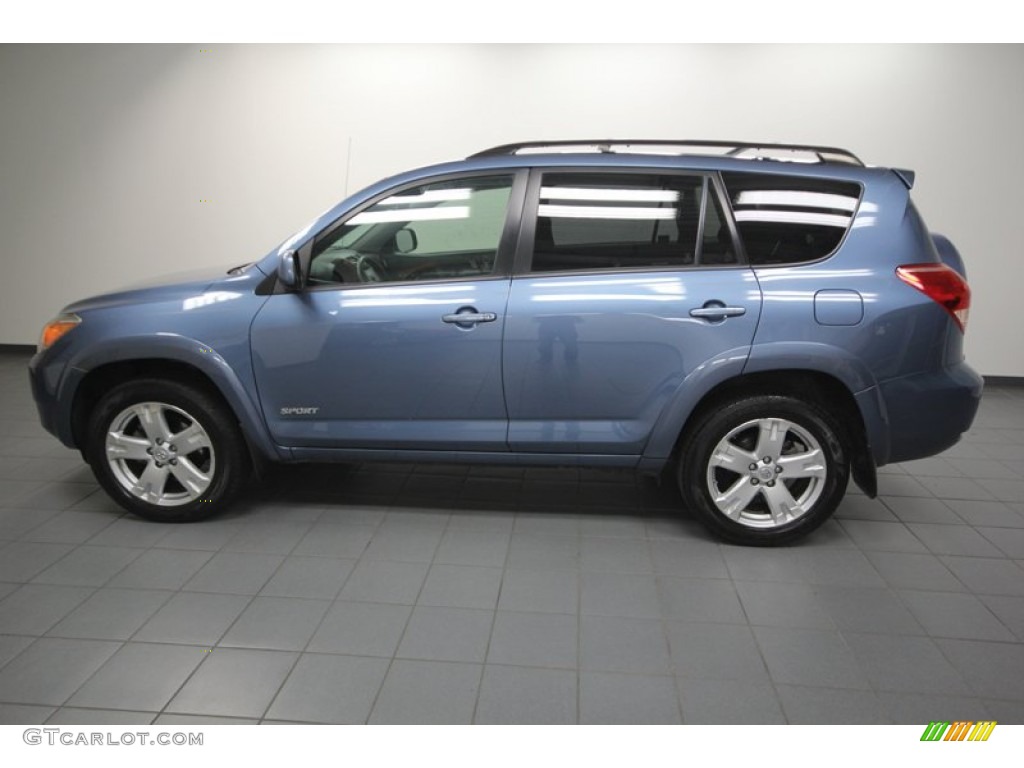 2007 RAV4 Sport - Pacific Blue Metallic / Dark Charcoal photo #2