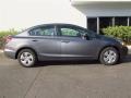 Polished Metal Metallic - Civic LX Sedan Photo No. 2