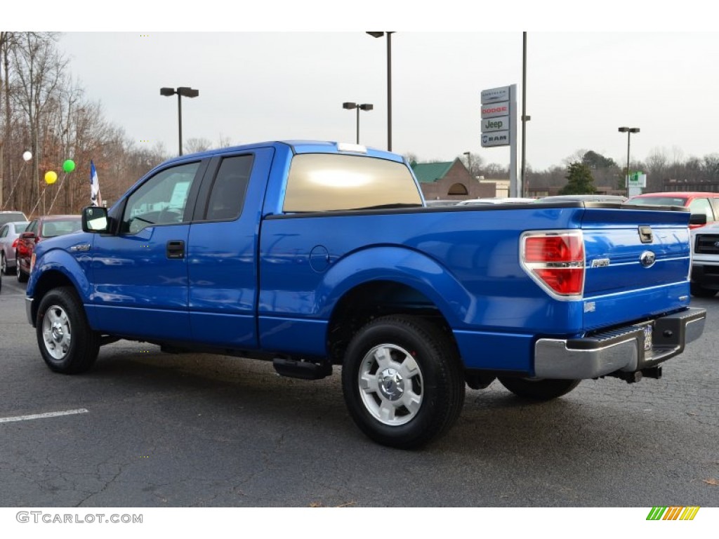 Blue Flame Metallic 2013 Ford F150 XLT SuperCab Exterior Photo #75237150