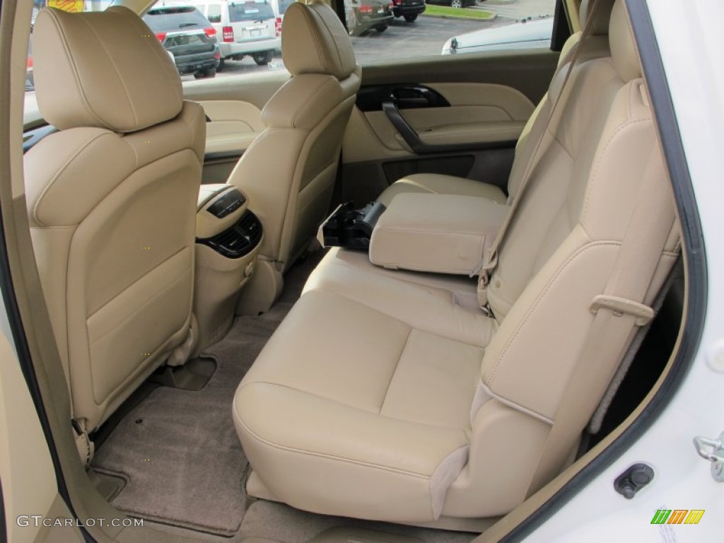 2007 MDX  - Aspen White Pearl / Parchment photo #20